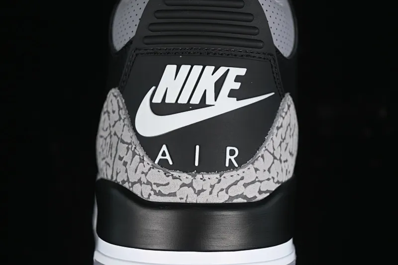 All categories Air Jordan Jordan series basketball shoes Air Jordan 3 GX foreign trade version Air Jordan 3 "Black Cement" AJ3 Jordan 3 first year black cement DN3707-010